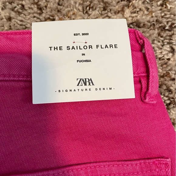 Zara Fuchsia Sailor Cropped Jean - Picture 8 of 8